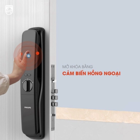Khóa Vân Tay Khuôn Mặt Philips DDL702E