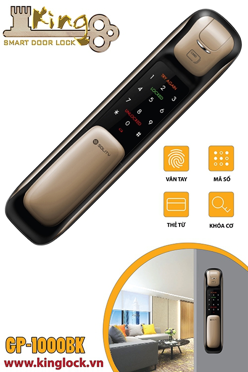 Khóa vân tay SOLITY GP-1000BK