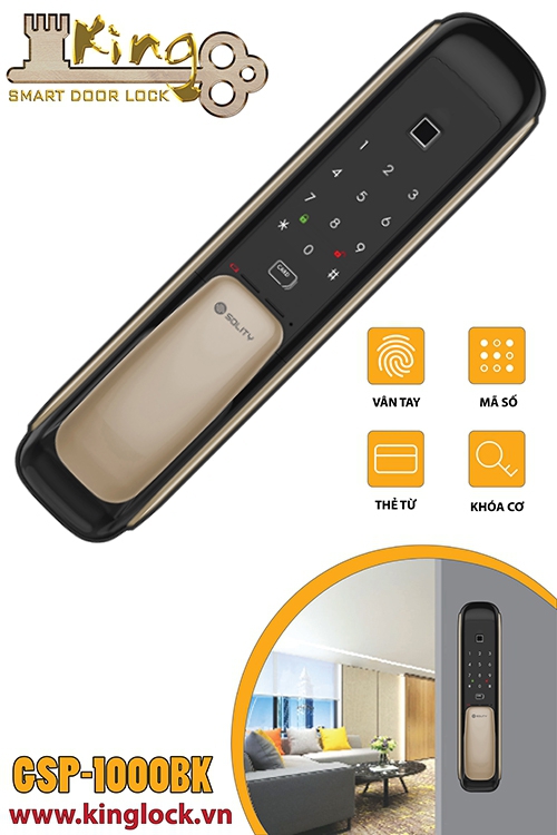 Khóa vân tay SOLITY GSP-1000BK