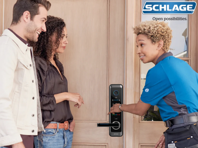 Lắp đặt khóa vân tay Schlage S-6500F của Mỹ tại chung cư Mizuki park, Xã Bình Hưng, Huyện Bình Chánh, TP.HCM