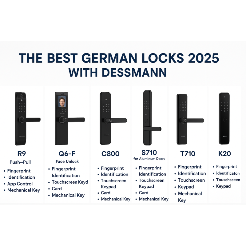 Top Các Mẫu Khóa Điện Tử Đức Dessmann Tốt Nhất Năm 2025